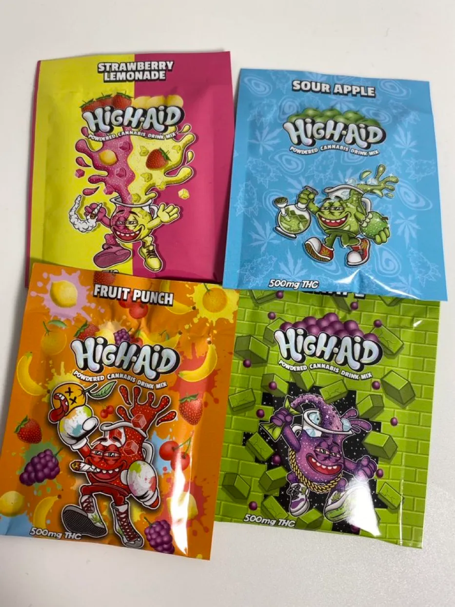 Buy High-Aid powdered Cannabis Drink Mix