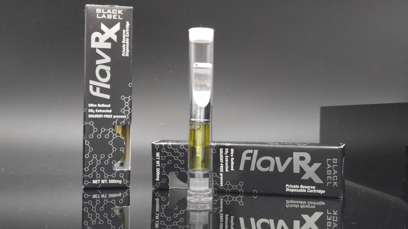 Buy Black Label 500mg FlavRx Co2 Oil Cartridge